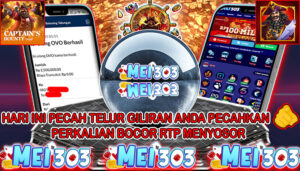 MEI303 BUKTI JACKPOT CAPTAIN’S BOUNTY – Rp 2.500.000 LUNAS !