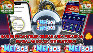 MEI303 BUKTI JACKPOT MAHJONG WINS – Rp 8.945.000 LUNAS !