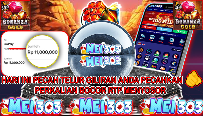 MEI303 BUKTI JACKPOT BONANZA GOLD – Rp 11.000.000 LUNAS!