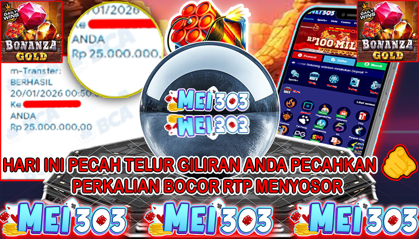 MEI303 BUKTI JACKPOT BONANZA GOLD – Rp 25.000.000 LUNAS!