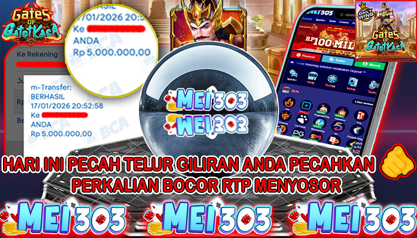 MEI303 BUKTI JACKPOT GATES OF GATOT KACA – Rp 5.000.000 LUNAS!