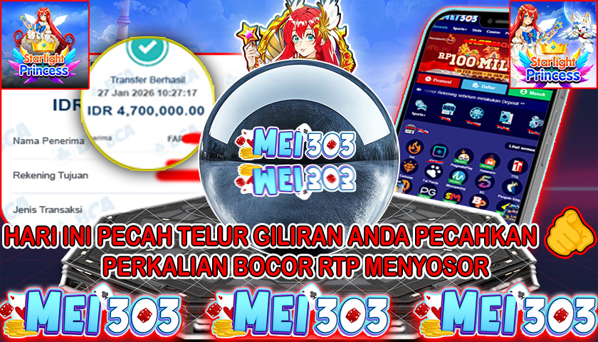 MEI303 BUKTI STARLIGHT PRINCESS BOUNTY – Rp 4.700.000 LUNAS!