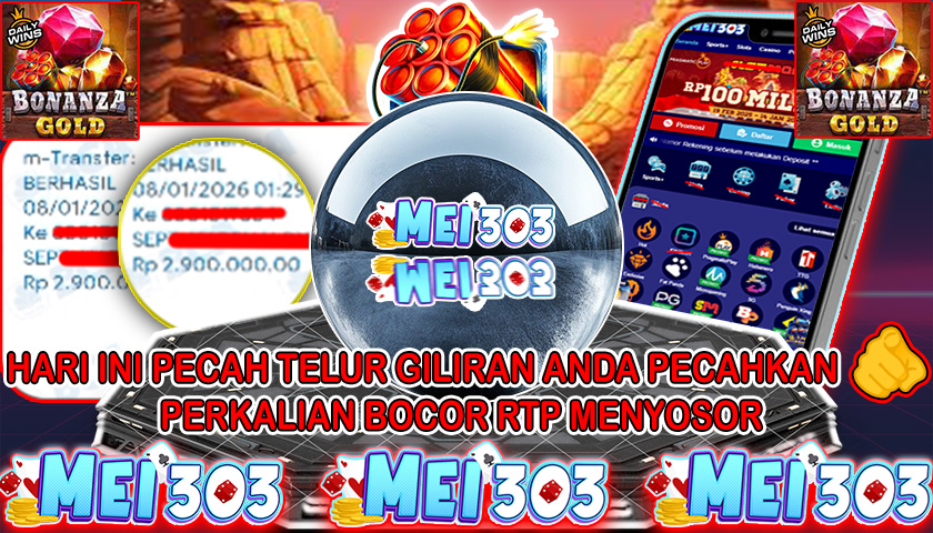 MEI303 BUKTI JACKPOT BONANZA GOLD – Rp 2.900.000 LUNAS!