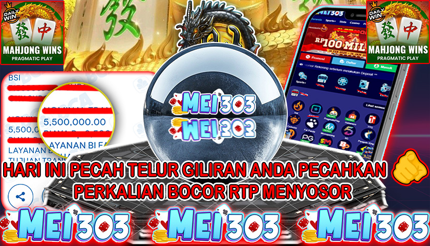 MEI303 BUKTI JACKPOT MAHJONG WINS 3 BLACK SCATTER – Rp 5.500.000 LUNAS!