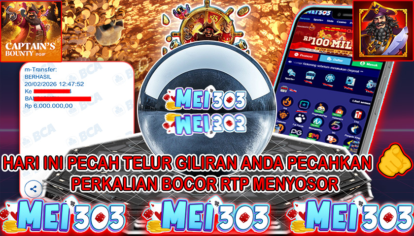 MEI303 BUKTI JACKPOT CAPTAIN’S BOUNTY – Rp 6.000.000 LUNAS!