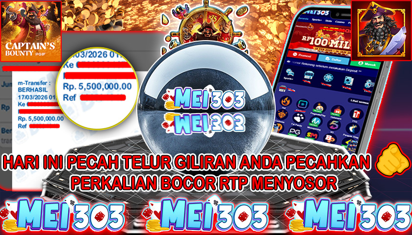 MEI303 BUKTI JACKPOT CAPTAIN’S BOUNTY – Rp 5.500.000 LUNAS!