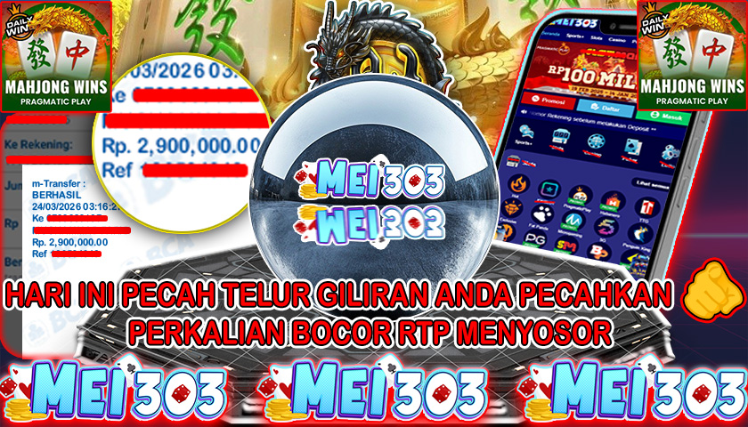 MEI303 BUKTI JACKPOT MAHJONG WINS 3 BLACK SCATTER – Rp 2.900.000 LUNAS!