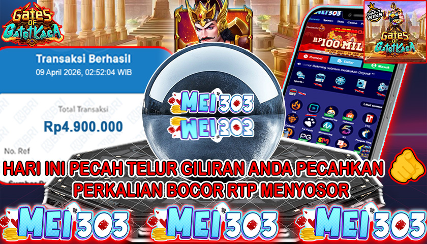 MEI303 BUKTI JACKPOT GATES OF GATOT KACA – Rp 4.900.000 LUNAS!