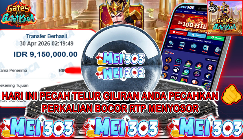 MEI303 BUKTI JACKPOT GATES OF GATOT KACA – Rp 9.150.000 LUNAS!