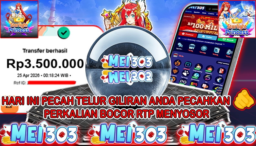 MEI303 BUKTI STARLIGHT PRINCESS – Rp 3.500.000 LUNAS!