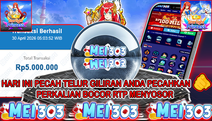 MEI303 BUKTI STARLIGHT PRINCESS – Rp 5.000.000 LUNAS!