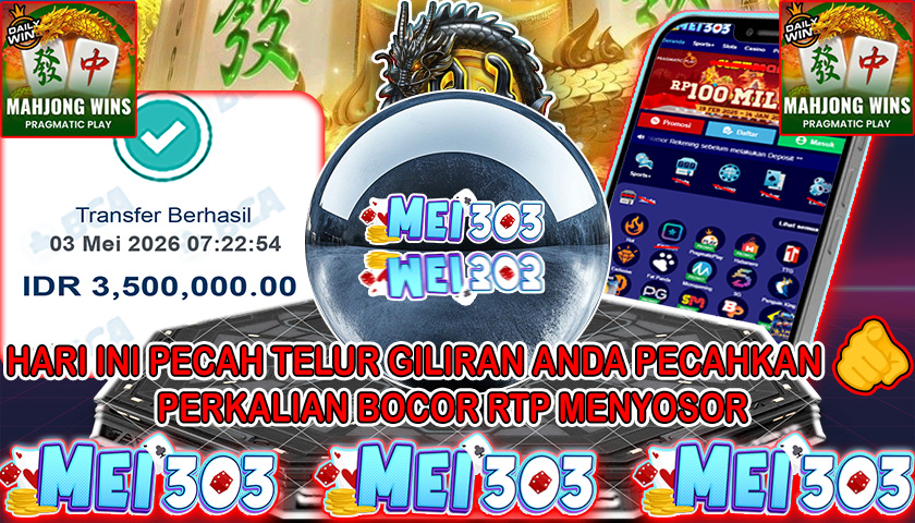 MEI303 BUKTI JACKPOT MAHJONG WINS 3 BLACK SCATTER – Rp 3.500.000 LUNAS!