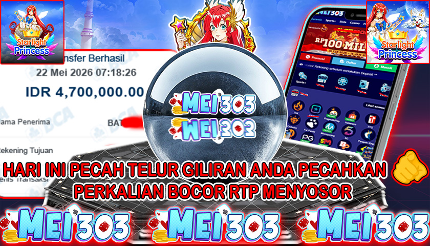 MEI303 BUKTI STARLIGHT PRINCESS – Rp 4.700.000 LUNAS!