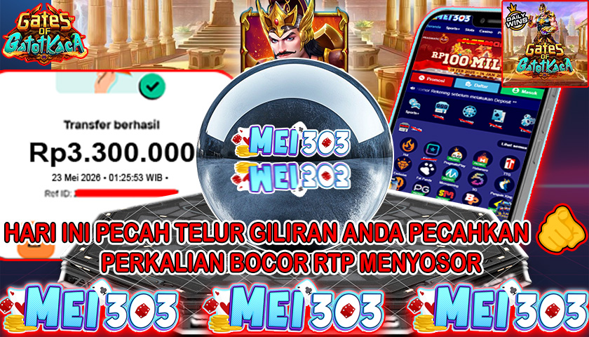 MEI303 BUKTI JACKPOT GATES OF GATOT KACA – Rp 3.300.000 LUNAS!