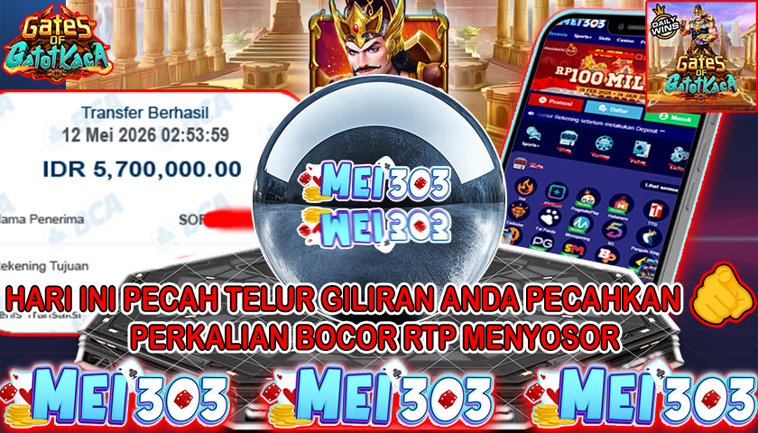 MEI303 BUKTI JACKPOT GATES OF GATOT KACA – Rp 5.700.000 LUNAS!