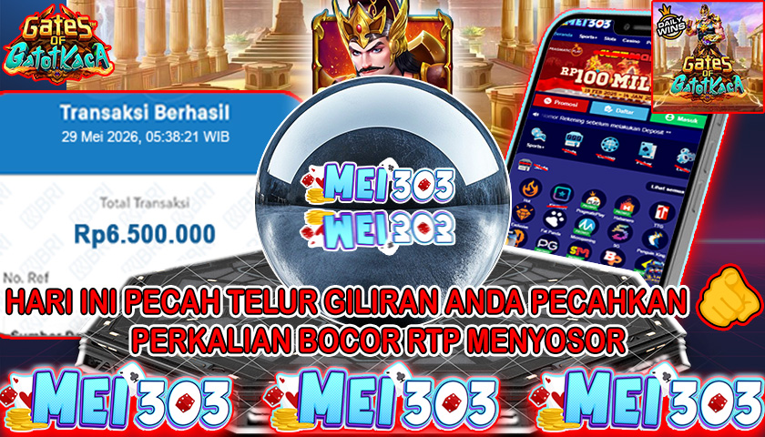 MEI303 BUKTI JACKPOT GATES OF GATOT KACA – Rp 6.500.000 LUNAS!