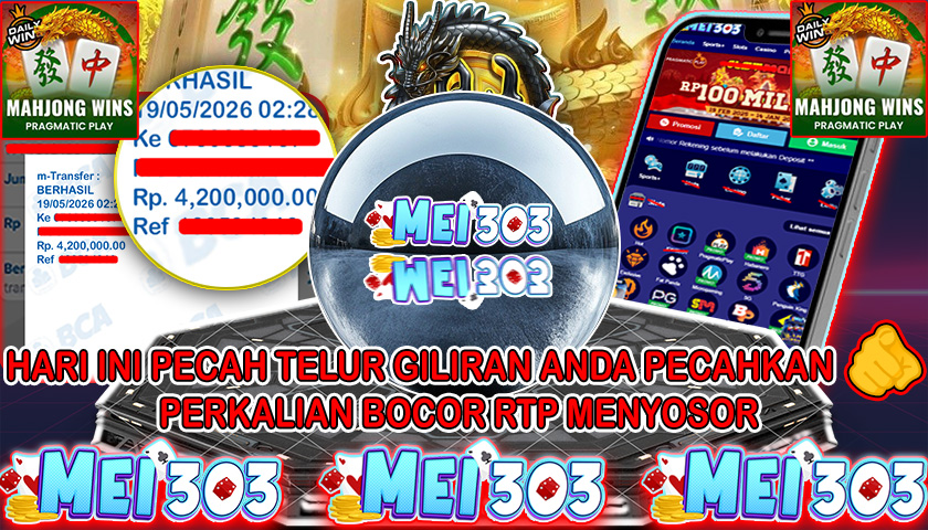 MEI303 BUKTI JACKPOT MAHJONG WINS 3 BLACK SCATTER – Rp 4.200.000 LUNAS!