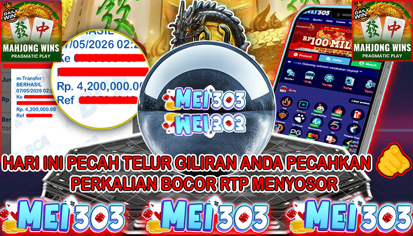 MEI303 BUKTI JACKPOT MAHJONG WINS 3 BLACK SCATTER – Rp 4.200.000 LUNAS!