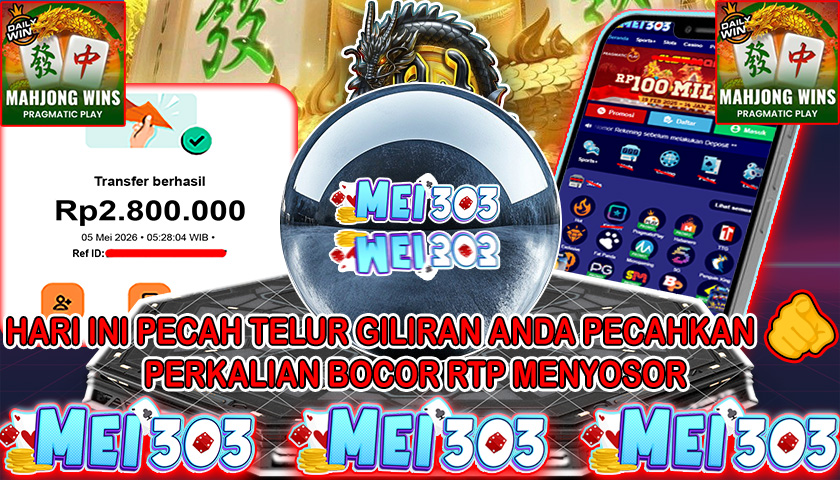MEI303 BUKTI JACKPOT MAHJONG WINS 3 BLACK SCATTER – Rp 2.800.000 LUNAS!