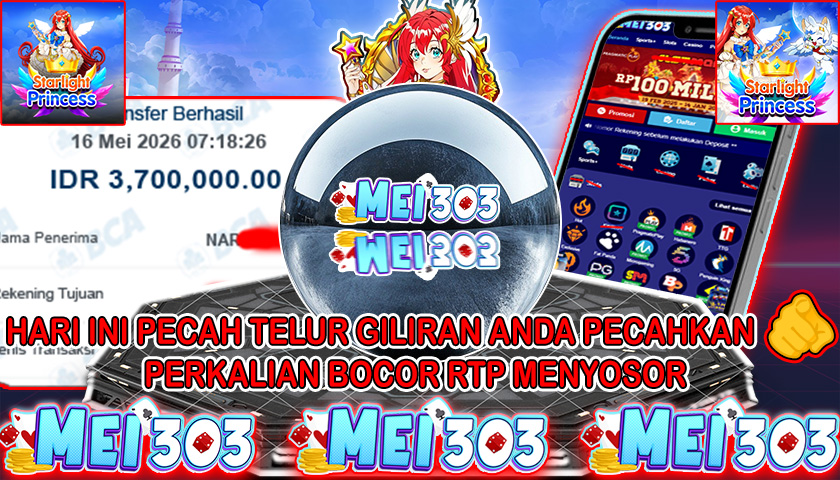 MEI303 BUKTI STARLIGHT PRINCESS – Rp 3.700.000 LUNAS!