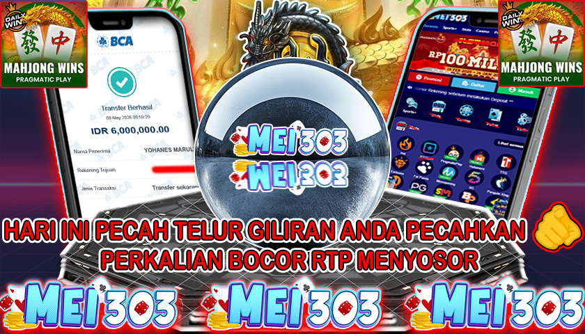 MEI303 BUKTI JACKPOT MAHJONG WINS 3 BLACK SCATTER – Rp 6.000.000 LUNAS!