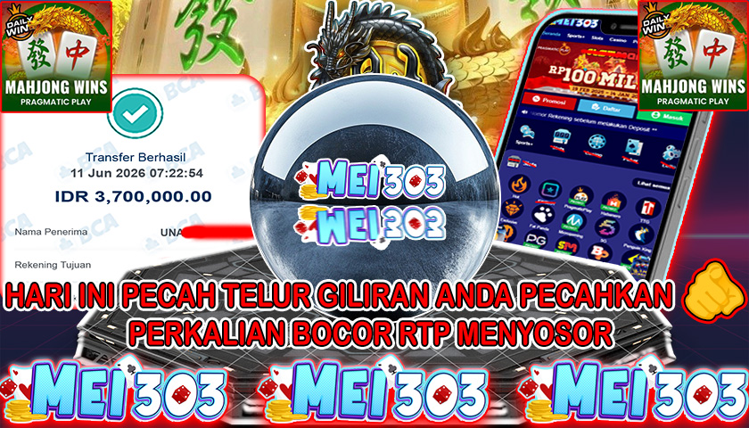 MEI303 BUKTI JACKPOT MAHJONG WINS 3 BLACK SCATTER – Rp 3.700.000 LUNAS!