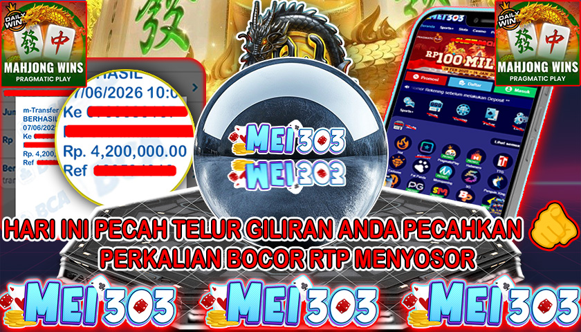 MEI303 BUKTI JACKPOT MAHJONG WINS 3 BLACK SCATTER – Rp 4.200.000 LUNAS!