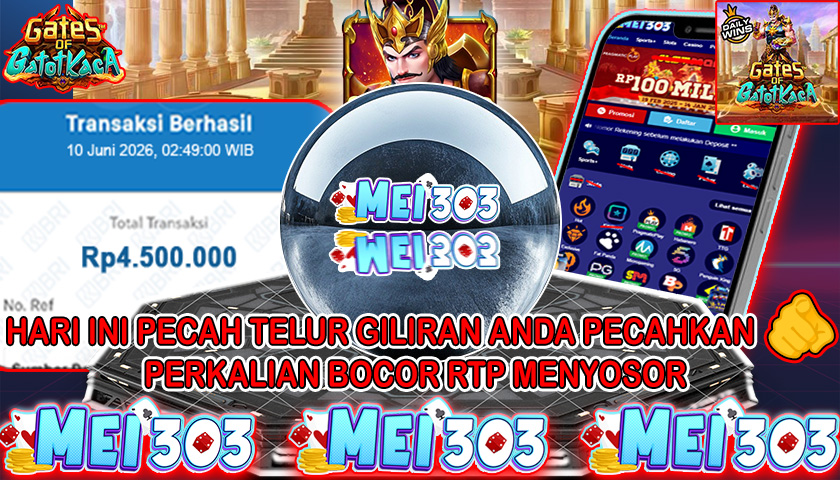 MEI303 BUKTI JACKPOT GATES OF GATOT KACA – Rp 4.500.000 LUNAS!
